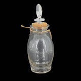 Heart Shape Glass Bottles 16x11 CM (1 Piece) With Cork Lid Stoppers For Crafts Decoration Storage Gifts Transparent Jar Container