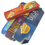 Dosa Packing Paper Box (Pack of 100) 13.5x3.5x1.5 Inch Random Design & Color