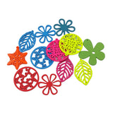Wooden Pendants Charms (10 Mixed Shapes Colors & Sizes) 2.5 to 5.3 CM Range For Jewellery Making DIY Crafts Key Chains Gifts Decoration