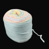 Soft Woollen Chenile Blended Air Yarns 2 MM (1 Bunch x 100 Grams, 240+ Meters) Multicolor For Knitting Crochet Baby Sweater Scarf Fabric Thread Multipurpose