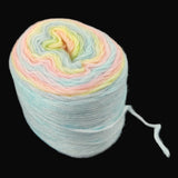 Soft Woollen Chenile Blended Air Yarns 2 MM (1 Bunch x 100 Grams, 240+ Meters) Multicolor For Knitting Crochet Baby Sweater Scarf Fabric Thread Multipurpose