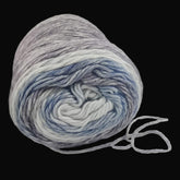 Soft Woollen Chenile Blended Air Yarns 2 MM (1 Bunch x 100 Grams, 240+ Meters) Multicolor For Knitting Crochet Baby Sweater Scarf Fabric Thread Multipurpose