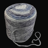 Soft Woollen Chenile Blended Air Yarns 2 MM (1 Bunch x 100 Grams, 240+ Meters) Multicolor For Knitting Crochet Baby Sweater Scarf Fabric Thread Multipurpose