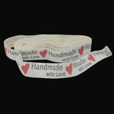 Handmade Printed Cotton Ribbons 16 MM (1 Roll x 4.5 Meters) For Accessories Garments Gifts DIY Crafts Stitching