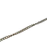 Mild Steel Chains (1 Meter) 4x3.5 MM Link Size For Jewellery Making Twist Silver Color