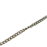 Mild Steel Chains (1 Meter) 4x3.5 MM Link Size For Jewellery Making Twist Silver Color