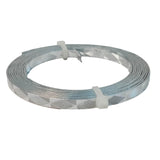 Textured Aluminium Wires 5x1 MM (1 Roll x 2 Meters) Bendable Bezel Strip Silver Color For Wrapped Jewellery Making DIY Crafts Arts