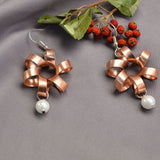 Aluminium Wires 5x1 MM (1 Roll x 2 Meters) Bendable Bezel Strip Light Copper Color For Wrapped Jewellery Making DIY Crafts Arts