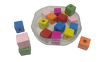 Premium Quality Wooden Beads 13x13x13 MM Hole 4.5 MMCube For Jewellery Making Hobby Arts Crafts