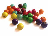 Wooden Beads 10x9 MM Round For Jewellery Making Arts Crafts