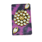 Acrylic Kundan Beads For Jewellery Making (3 Random Designs, 2 Pieces Each) (#Ot2)