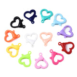 Plastic Lobster Claw Clasps For Jewellery Making Heart 26x22x6mm Crafts Accessories