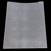 Embroidery Canvas Mesh Plastic Sheets 10x12.5 Inch (1 Piece) Hole:2.25 MM Rectangle White For Cross Stitching DIY Sewing Knitting Crochet Crafts