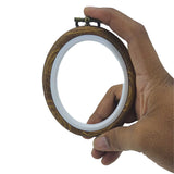 Acrylic Plastic Embroidery Hoop Ring Frame (1 Piece) 3x4 Inch Oval For Fabric Cross Stitching Art Sewing Painting Tool