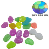Acrylic Glow In the Dark Non-Uniform Stones (25 Pieces) 2-3 CM Mixed Colors For Decoration Crafts