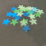 Acrylic Glow In the Dark Stars (25 Pieces) 3.5 CM Mixed Colors For Decoration Crafts