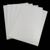 Honeyweb Pattern Craft Paper (5 Sheets) A4 Size White For DIY Hobby Arts