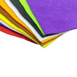 Felt Sheets (10 Sheets) A4 Size Mixed Colors For DIY Crafts Hobby Arts