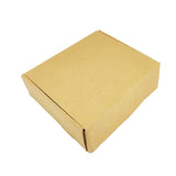 Corrugated Packing Folding Multipurpose Box (Pack of 10 Pieces) Brown Rectangle 8x7x2.5 Inch For Shipping Jewellery