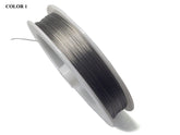 Jewellery Making Coated Steel Tiger Tail Beading Gear Wire 0.45mm Cord
