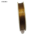 Jewellery Making Coated Steel Tiger Tail Beading Gear Wire 0.45mm Cord