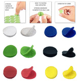 Strong Nylon Velcro Self Adhesive Patches Dots Fasteners For Crafts Garments Multipurpose Utilities 2cm Flat Round