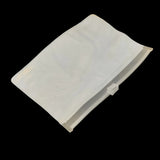 Plastic Zipper Pouches (6 Pieces) 3x5 Inch White For Jewellery Packaging Storage Stationary Multipurpose