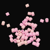 Plastic Fuse Beads 5x5mm (Light Pink Shade Mix, 1000 PCs) For Aumni Crafts DIY Bead Fusion Kit Refill And All Other Brands Cylinder (#1tim)