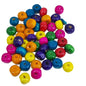Wooden Beads 6x5 MM (25 Grams, 300+ Pieces) Mixed Colors Hole Size:1.5 MM Non Uniform Round For Jewellery Making DIY Arts Crafts Decoration [ac-bds-00049-m14]