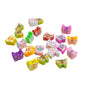 Polymer Clay Beads 8 to 10 MM (25 PCs, Assorted) Hole:2 MM Butterfly Multicolor For Jewellery Making Kids DIY Arts Crafts [ac-bds-00126-m11]