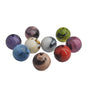 Acrylic Beads 20x19 MM (20 Pieces) Hole:3 MM Round Mixed Colors Shaded For Jewellery Making DIY Arts Crafts [ac-bds-00127-m26]