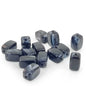 Acrylic Beads 13x7x7 MM (35 Pieces, 25 Grams Wt) Hole:1.5 MM Cuboid Black For Jewellery Making DIY Arts Crafts [ac-bds-00127-m41]