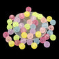 Frosted Acrylic Beads 8 MM ( 95-100 Pieces, 25 Grams Wt) Round Mixed Colors Hole:2 MM For Jewellery Making DIY Crafts [ac-bds-00127-m9]