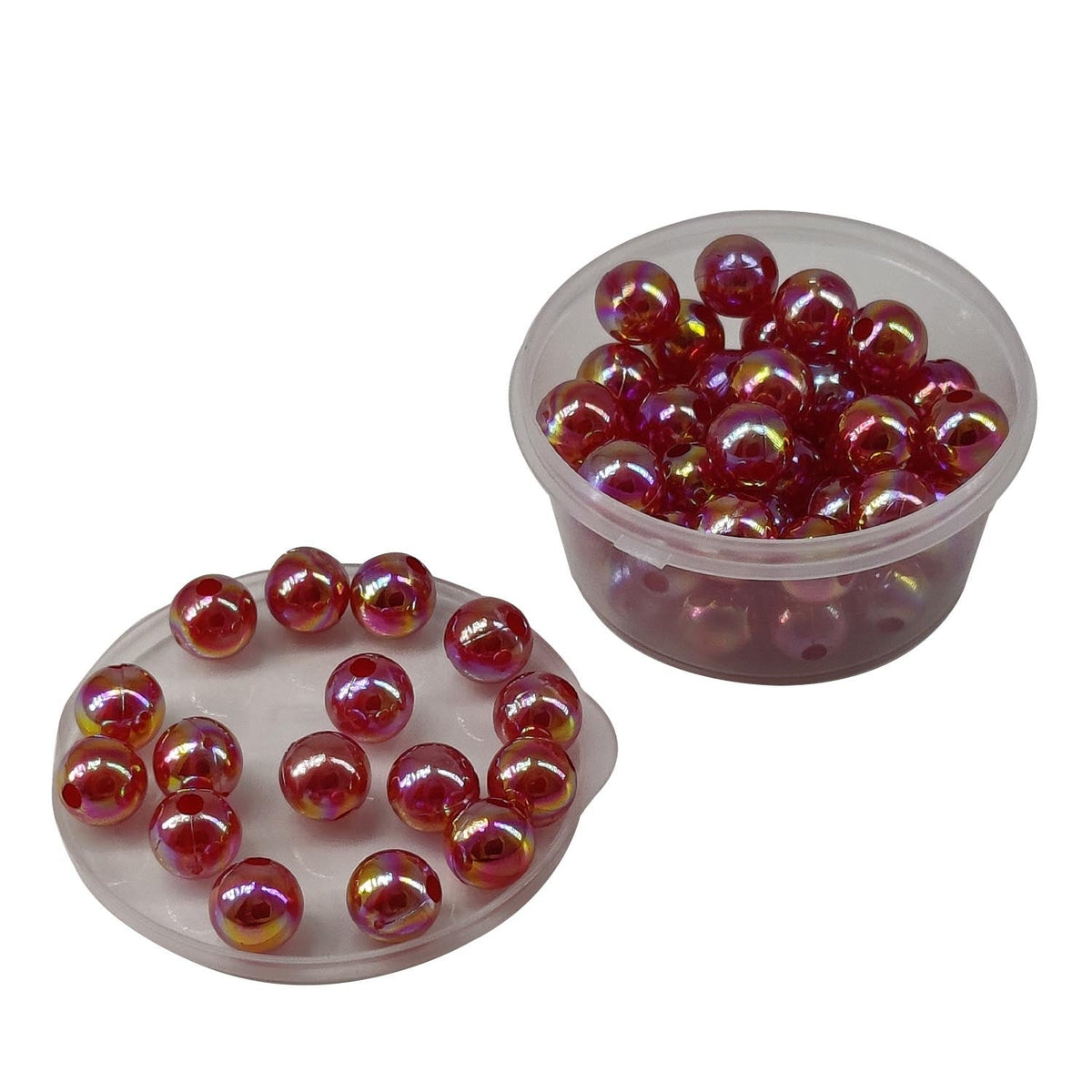 Buy Acrylic Beads 8 MM Hole Size 2 MM With Shaded Reflection Effect ...