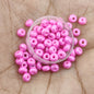 Glass Seed Beads 4x2.5 MM Hole 1 MM Luster Painted Round Donut Shape Opaque For Jewellery Making DIY Crafts Hobby Arts