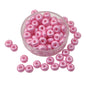 Glass Seed Beads 4x2.5 MM Hole 1 MM Luster Painted Round Donut Shape Opaque For Jewellery Making DIY Crafts Hobby Arts