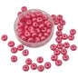 Glass Seed Beads 4x2.5 MM Hole 1 MM Luster Painted Round Donut Shape Opaque For Jewellery Making DIY Crafts Hobby Arts