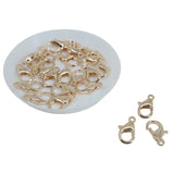 Alloy Lobster Clasps 14x8 MM (10 Pieces) Light Rose Gold Color For Jewellery Making Crafts Accessories [ac-jwlsupp-00003-m8]