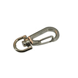 Alloy 360 Degree Swivel Ring Hook Snap Clasps (4 Pieces) 39x13 MM Silver Color For DIY Crafts Key Chain Bag Making