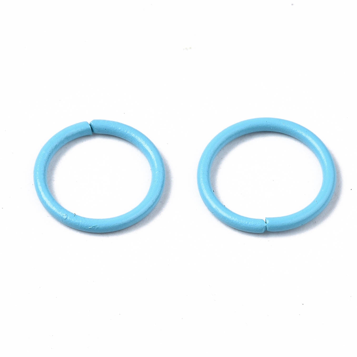 Colored Metal Iron Jump Rings 10x1 MM Mixed Colors Round (10 Grams, 50 Pieces) For Jewellery Making Crafts