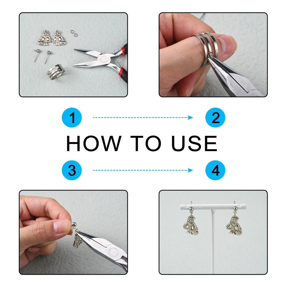 Tarnish Resistant 304-Stainless Steel Jump Rings 5x1 MM (125+ Pieces, 10 Grams) Silver Color For Jewellery Making [ac-jwlsupp-00017-m6]