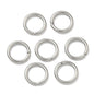 Tarnish Resistant 304-Stainless Steel Jump Rings 7x1 MM (100 Pieces, 10 Grams) 18 Gauge Silver Color For Jewellery Making [ac-jwlsupp-00017-m8]