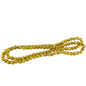 Micro Plated Metal Beads 4 MM (1 String, 90 to 100 Beads) Hole 0.5 MM Gold Color Round For Jewellery Making [ac-jwlsupp-00032-m4]