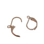 Tarnish Resistant 304-Stainless Steel Leverback Earring Hook 16x10 MM (10 Pieces) Rose Gold Color For Jewellery Making [ac-jwlsupp-00034-m19]