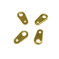 304-Stainless Steel Chain Extension Connector Tabs (10 Pieces) 8x4x0.7 MM Drop Gold Color For Jewellery Making [ac-jwlsupp-00051-m2]