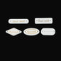 Wooden Handmade Word Printed Tags (5 PCs, 25-35 MM, Mixed Shapes) For embossing knitting sewing patchwork labelling bags wallets clothing accessories