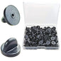 Silicone Brooch Rubber Pin Backs 10x6 MM (28-30 PCs, 10 GMs Wt) Black Comfort Fit Tie Tack Safety Backs for Holding Uniform Badges Lapel Hats