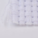 Embroidery Canvas Mesh Aida Matty Cloth 12x12 Inch Thread Count 11 CT (1 Piece) Fabric Sheet For Cross Stitching DIY Sewing [ac-sewsupp-00005-m1]
