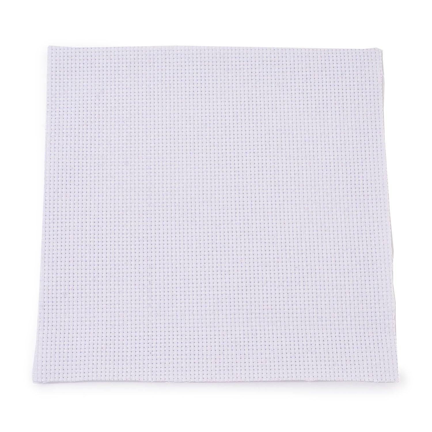 Embroidery Canvas Mesh Aida Matty Cloth 12x12 Inch Thread Count 11 CT (1 Piece) Fabric Sheet For Cross Stitching DIY Sewing [ac-sewsupp-00005-m1]