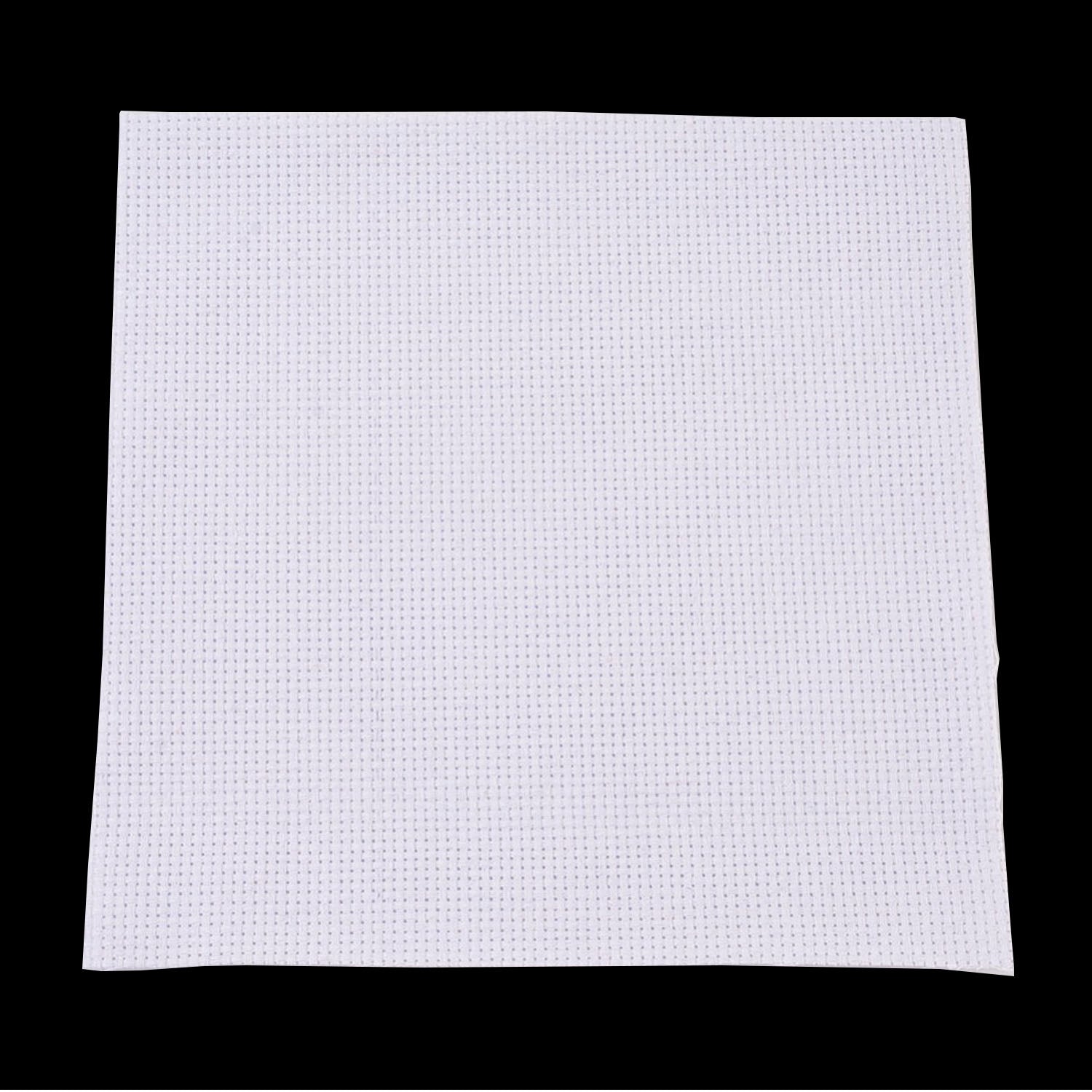 Embroidery Canvas Mesh Aida Matty Cloth 12x12 Inch Thread Count 11 CT (1 Piece) Fabric Sheet For Cross Stitching DIY Sewing [ac-sewsupp-00005-m1]